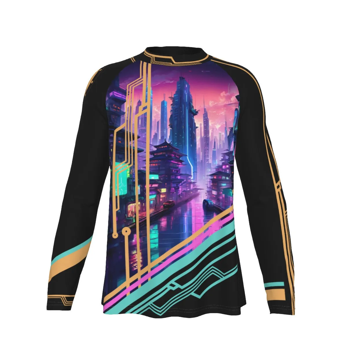 All-Over Print Cyberpunk Timesuit Athletic Top