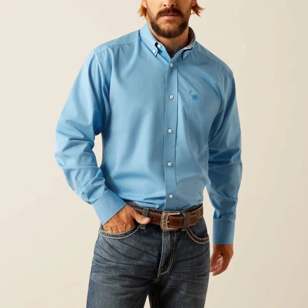 Ariat Mens Wrinkle Free Solid Shirt - 10055278