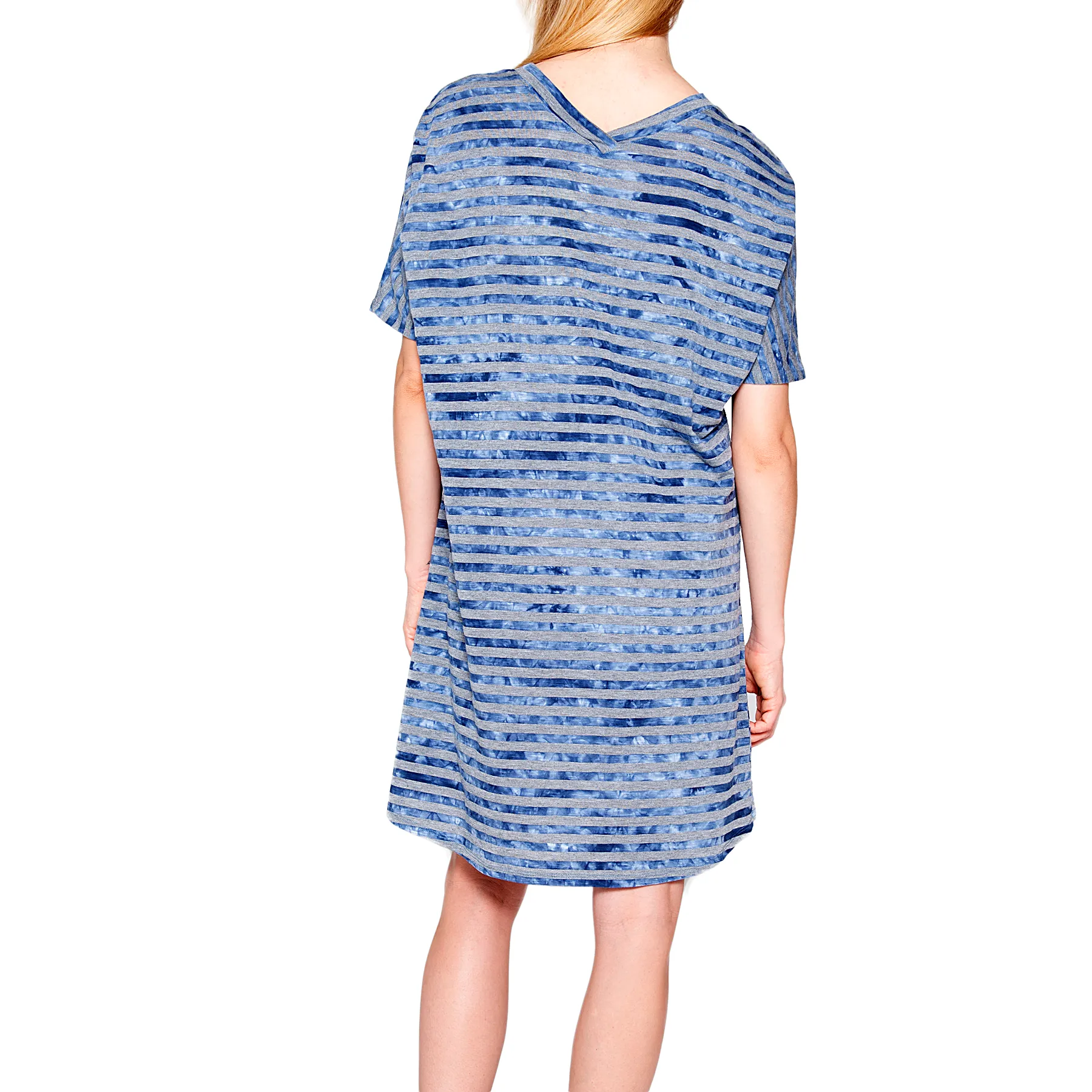 Artire Stripe Nightshirt - Chambray