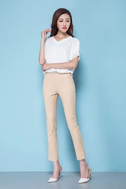 Casual Pencil Pant Elegant Work