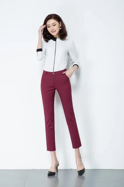 Casual Pencil Pant Elegant Work