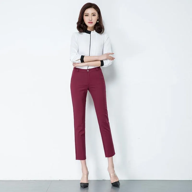 Casual Pencil Pant Elegant Work