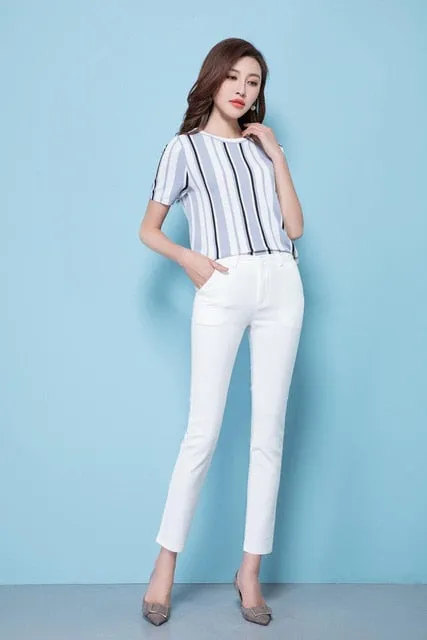 Casual Pencil Pant Elegant Work