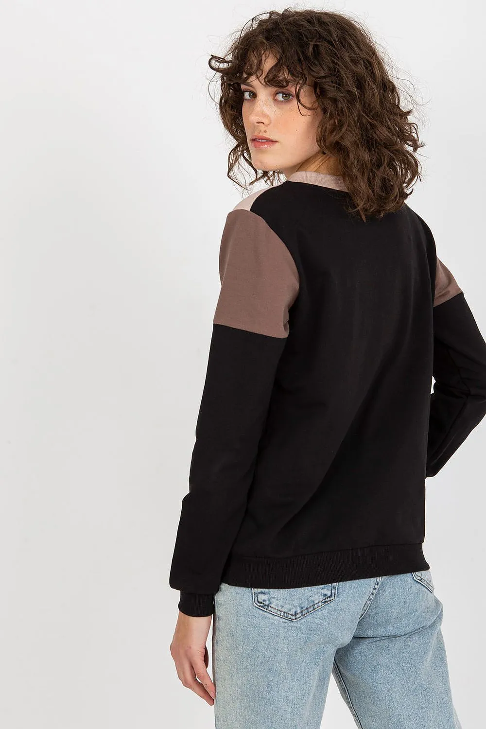 Chic Heart Neckline Cozy Sweatshirt