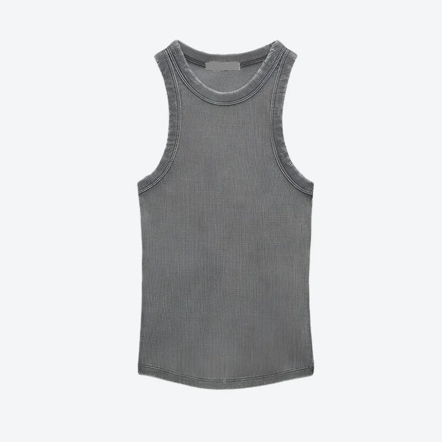 Classic Ribbed Stretch Tank Tops