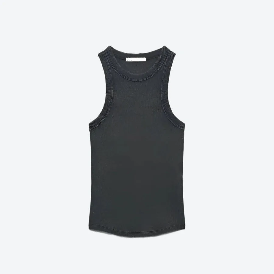 Classic Ribbed Stretch Tank Tops