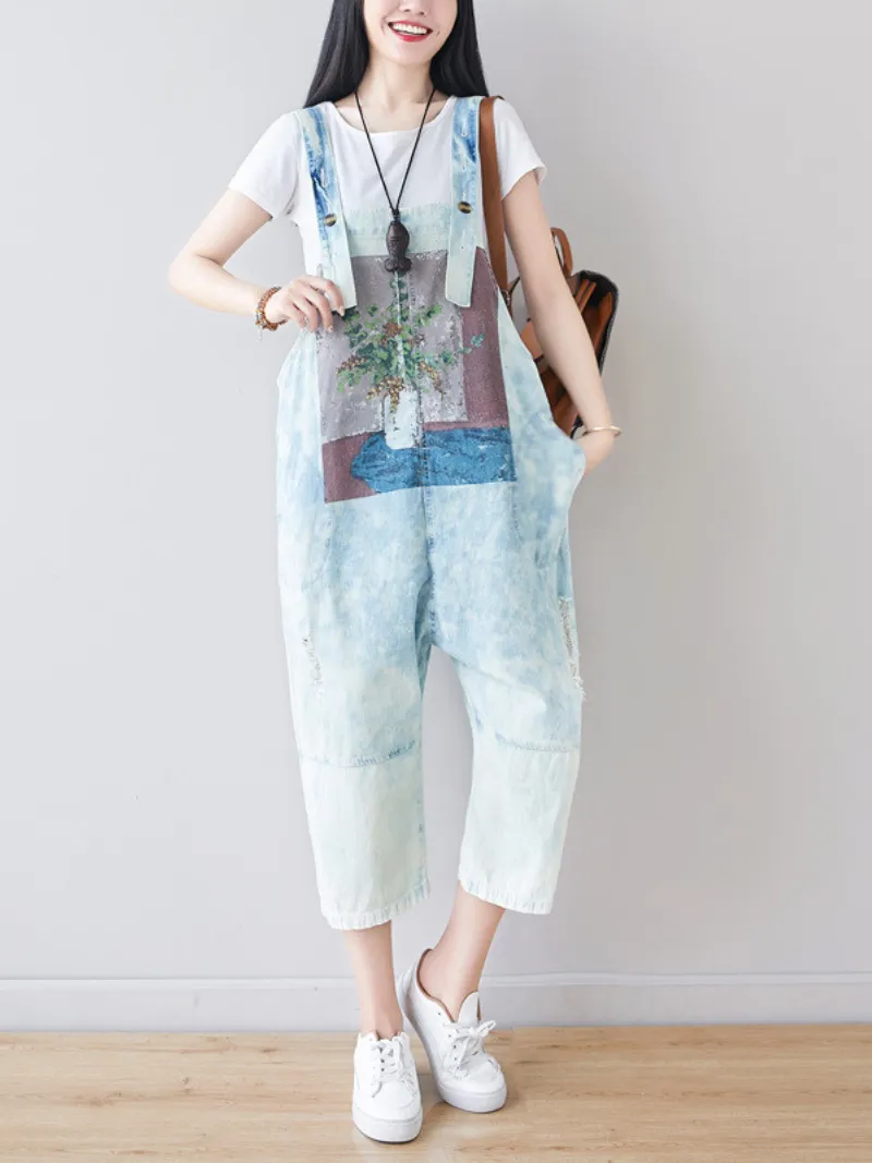 Close To My Heart Denim Blue Stylish Overall Dungarees