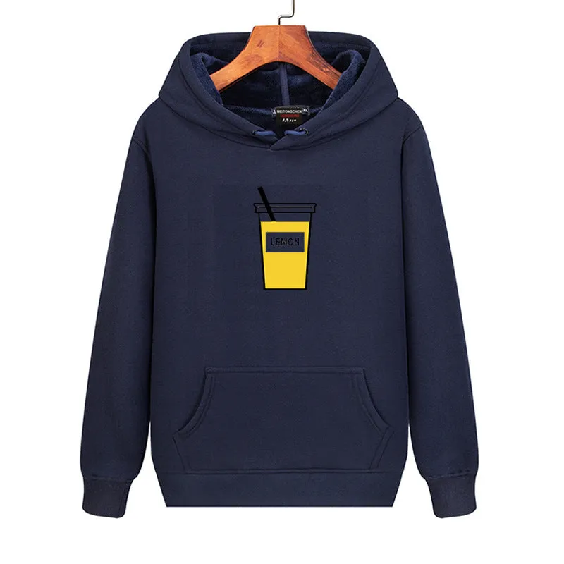 Cotton Sweatshirt Hooded Loose Trendy Matching Outerwear