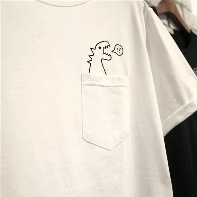 Cute Printed PocketTees