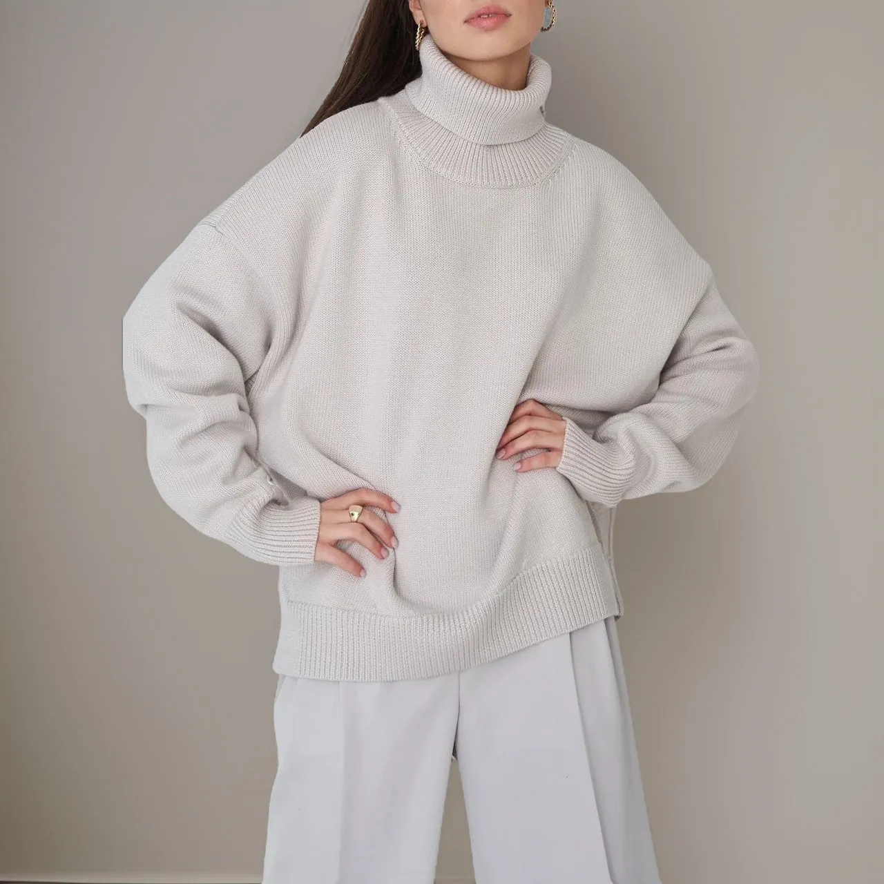 Danissa Knit turtleneck sweater