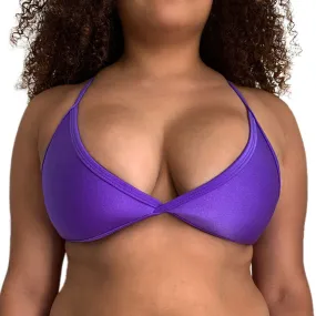 Electric Shiny Purple Tops