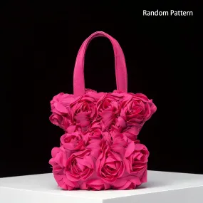 Elegant Rose Satchel Bag