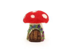 Felting Kit - Small Toadstool House Needle Felt Kit