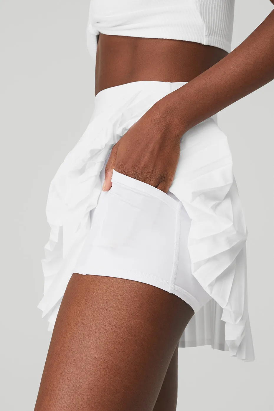 Grand Slam Tennis Skirt - White