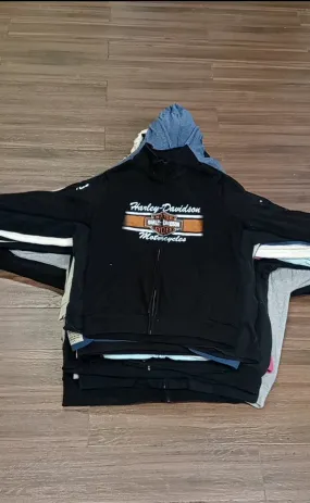 HARLEY DAVIDSON SWEATSHIRTS & HOODIES - 37 PCS