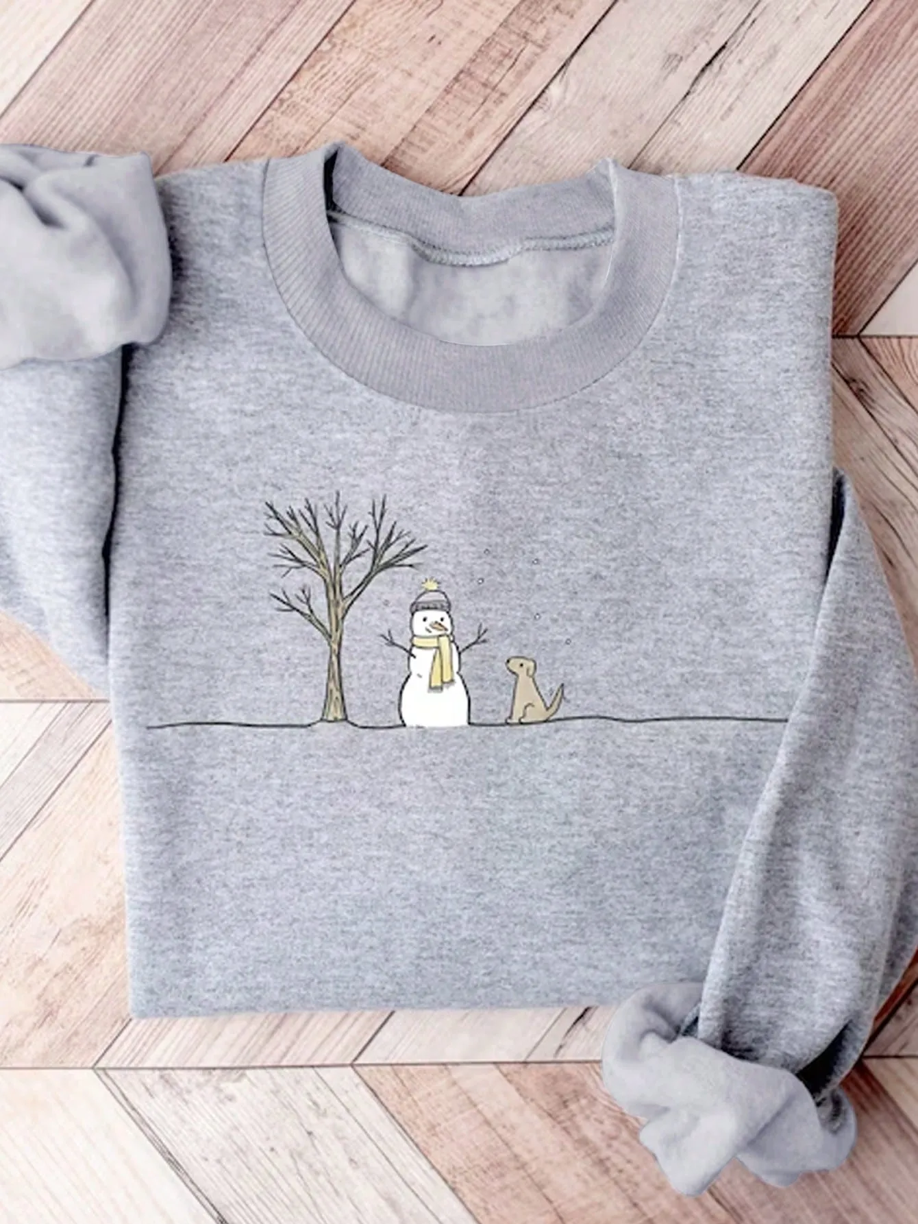 Holiday sweatshirts for women|Christmas Print Crew Sweatshirt For Women