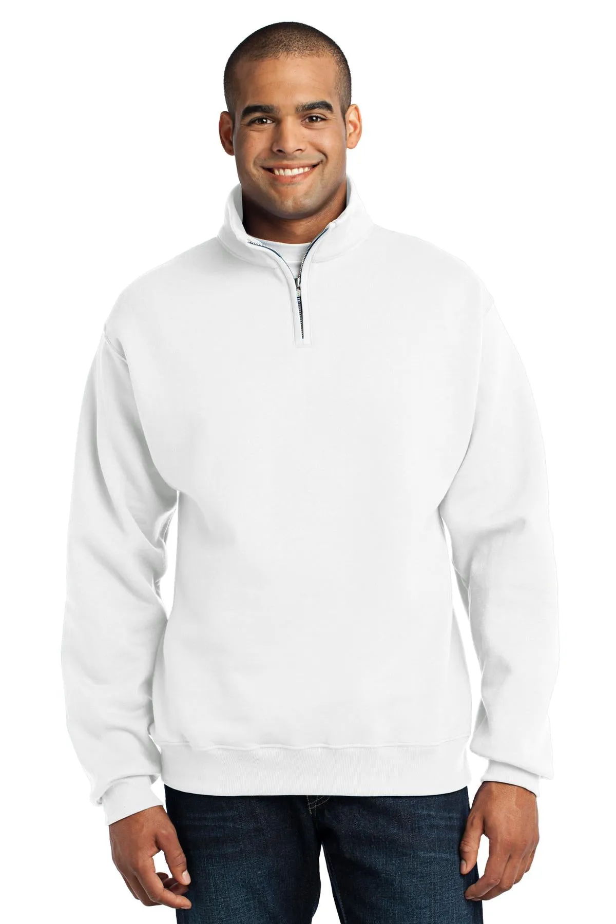 JERZEES - NuBlend 14-Zip Cadet Collar Sweatshirt 995M