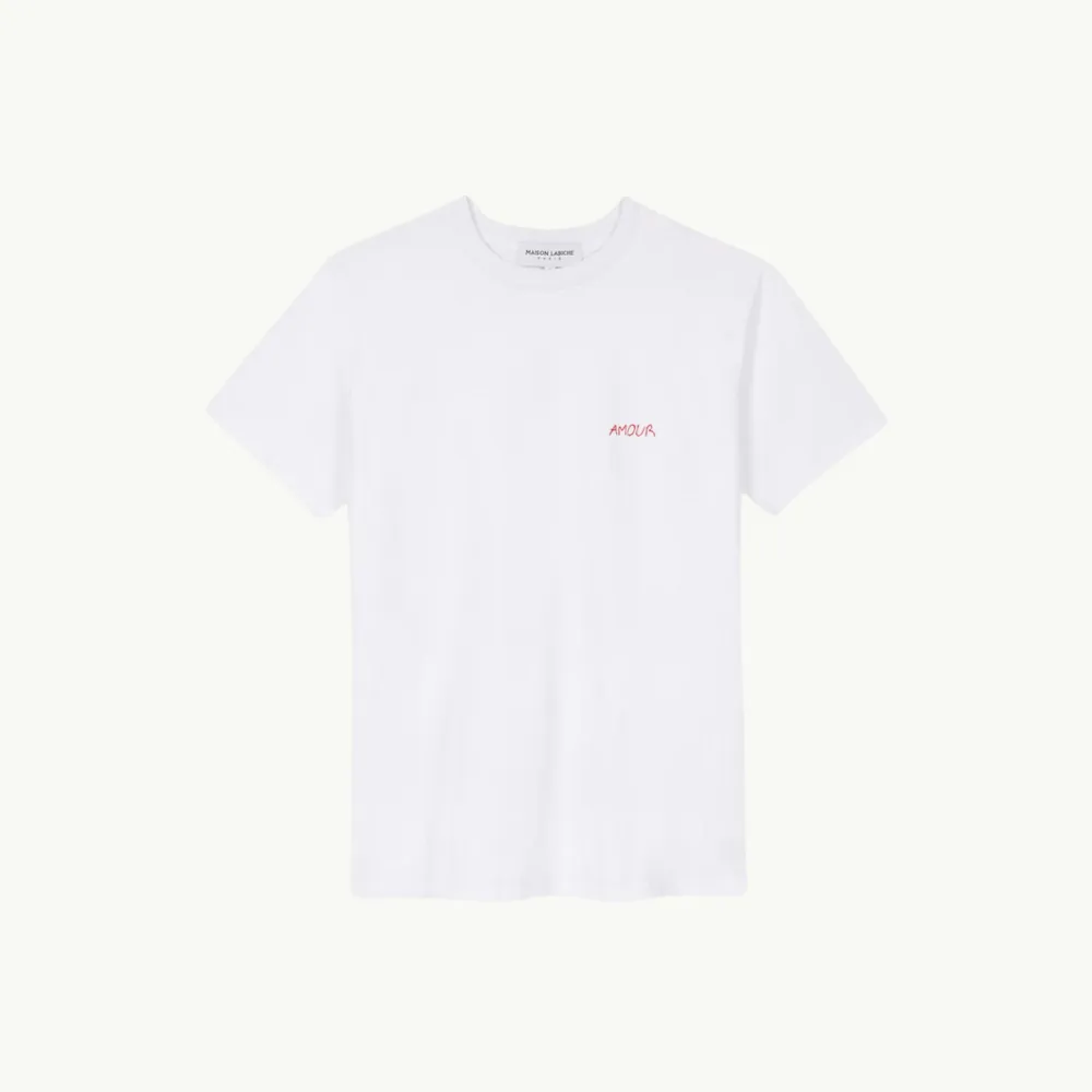 Maison Labiche Popincourt Amour T-Shirt - White