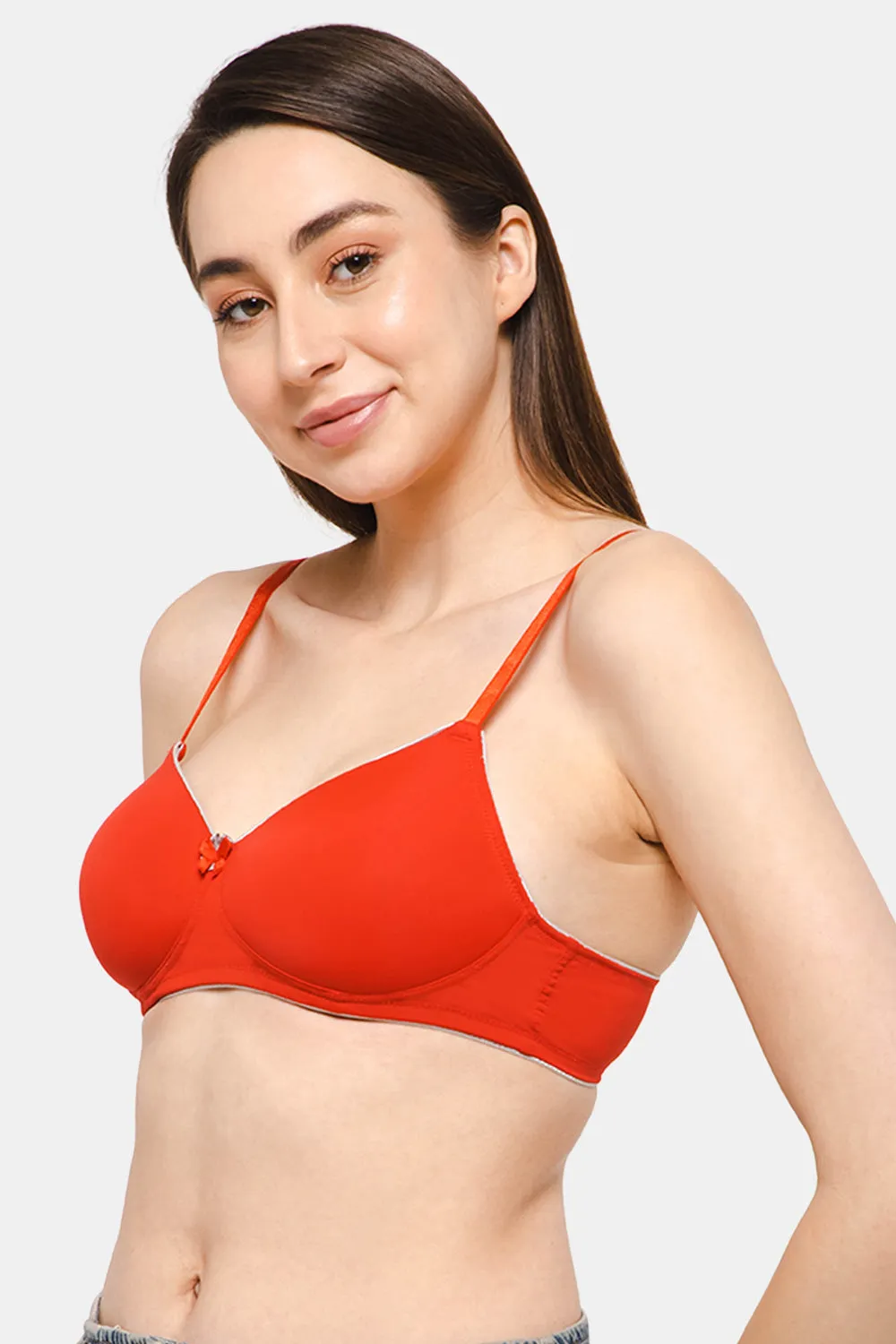 Medium Coverage Non-Wired Intimacy T-Shirt Salwar Padded Bra - CB02