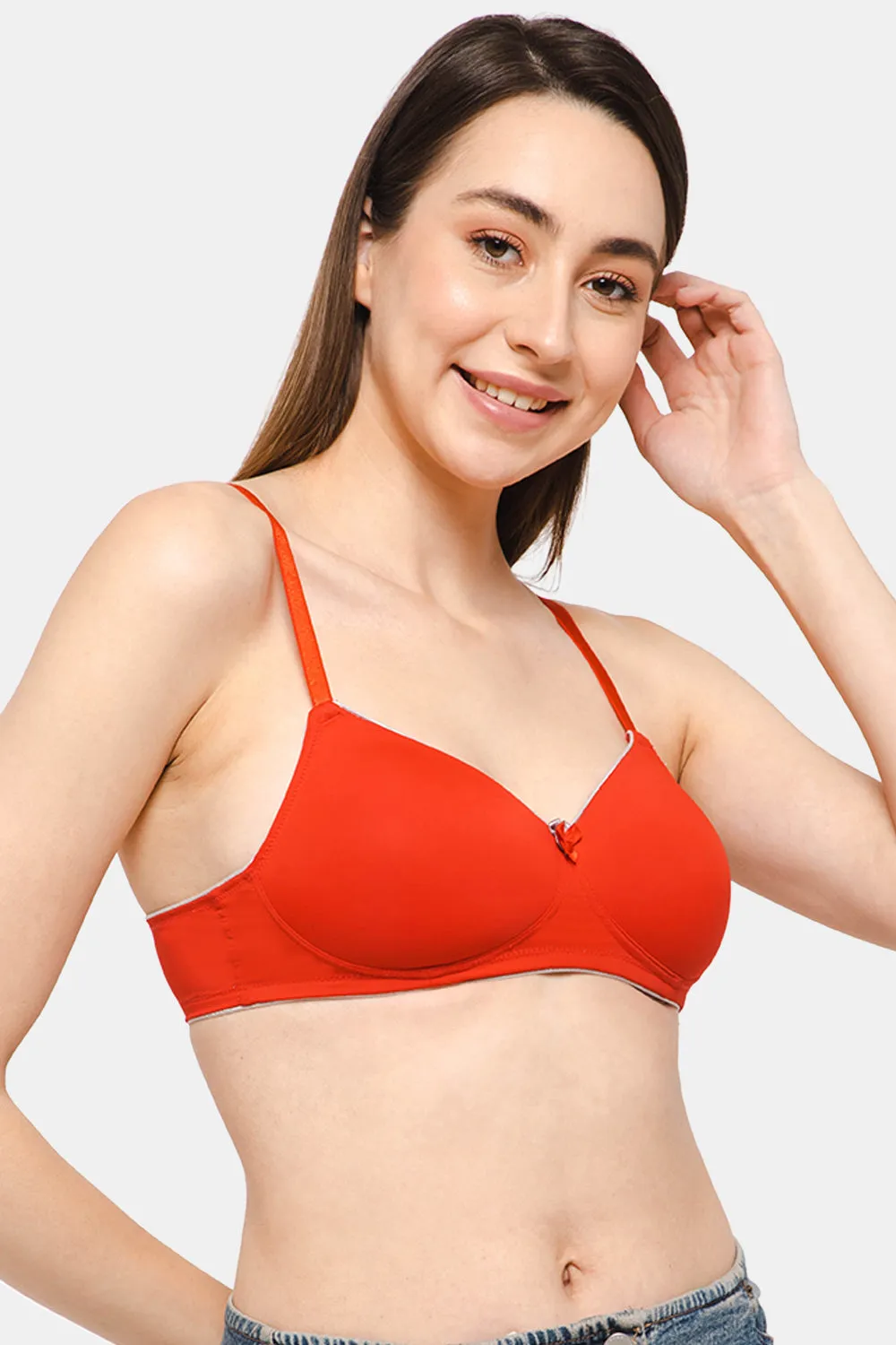 Medium Coverage Non-Wired Intimacy T-Shirt Salwar Padded Bra - CB02