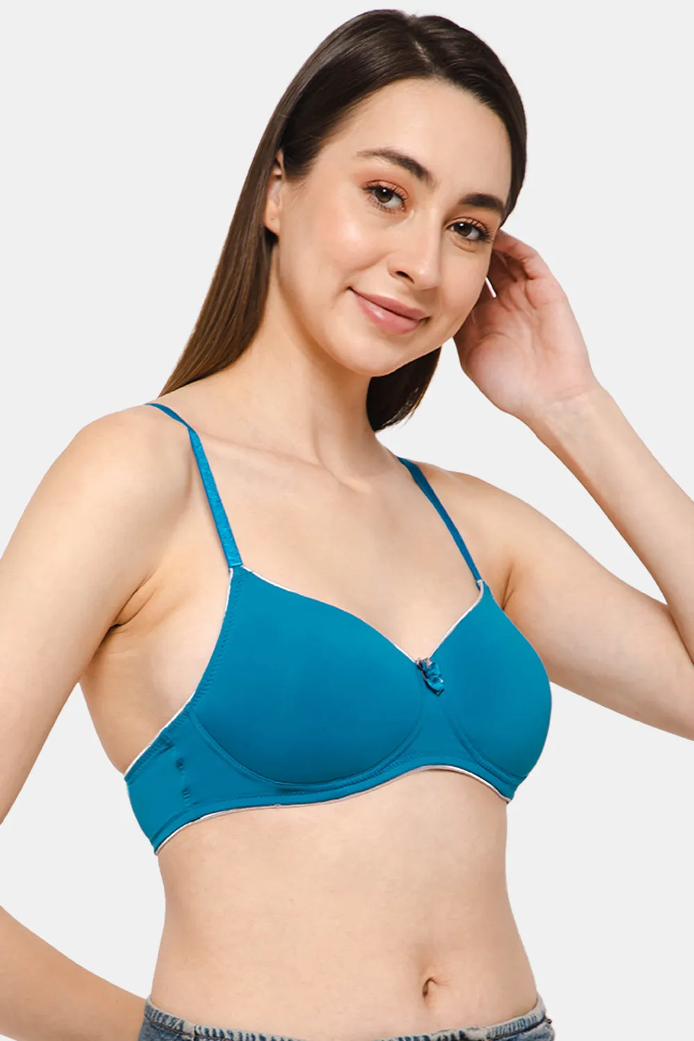 Medium Coverage Non-Wired Intimacy T-Shirt Salwar Padded Bra - CB02