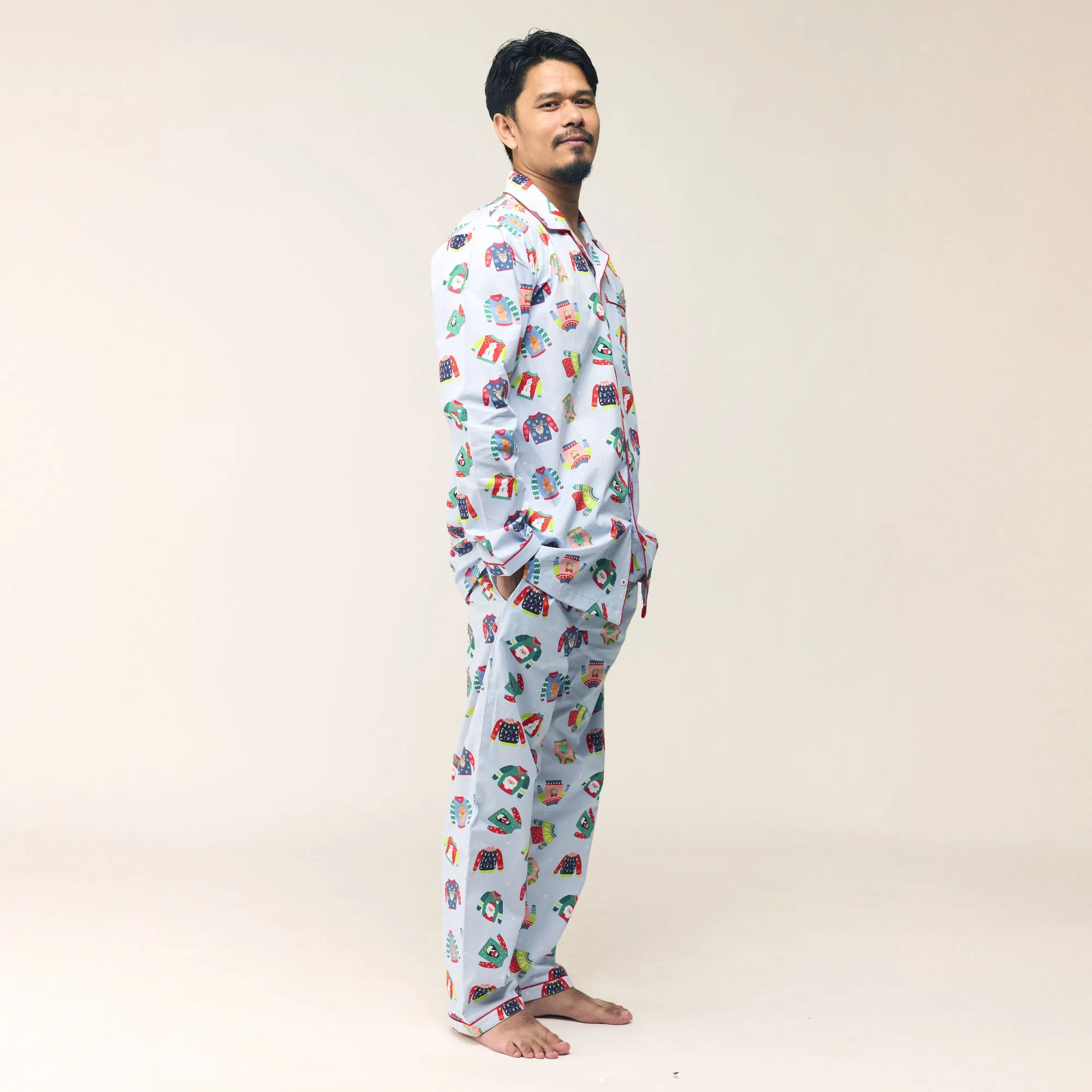 Men Ugly Sweaters Pajama Set