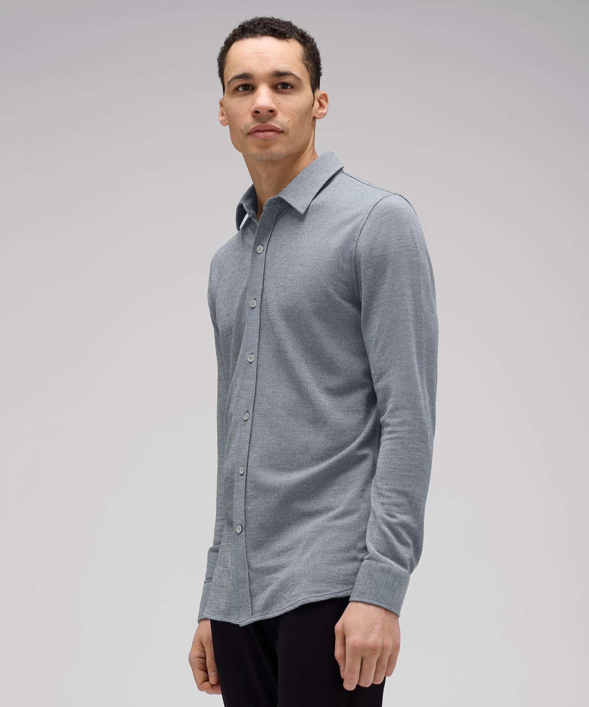 Men's Merino Button-Up