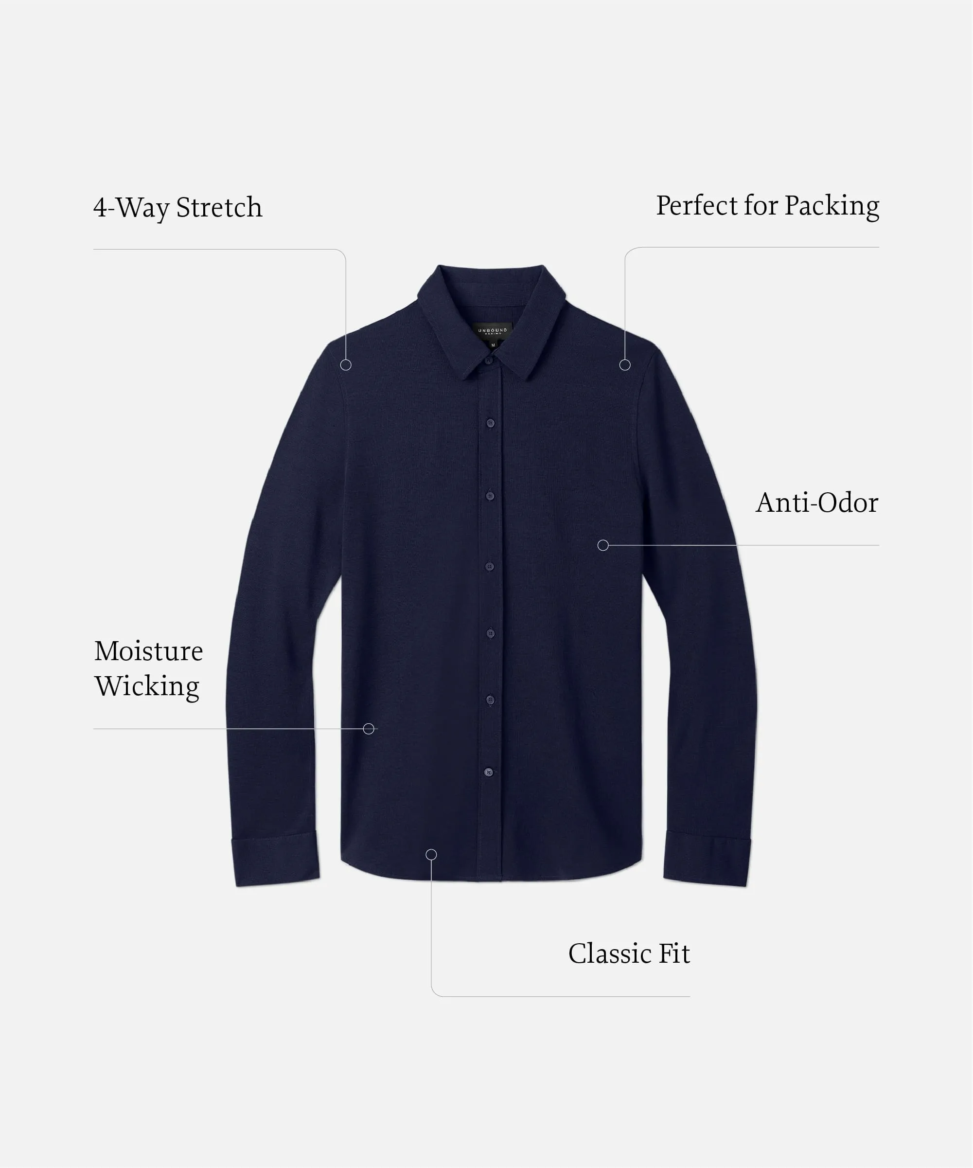 Men's Merino Button-Up