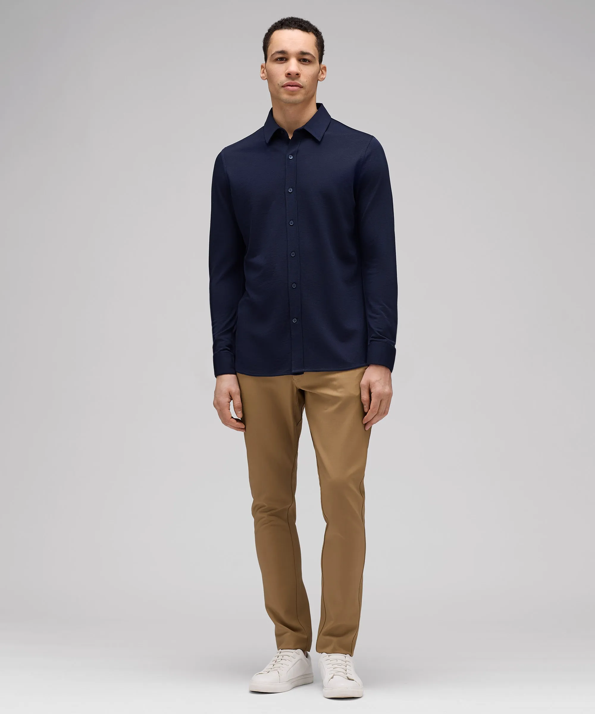 Men's Merino Button-Up