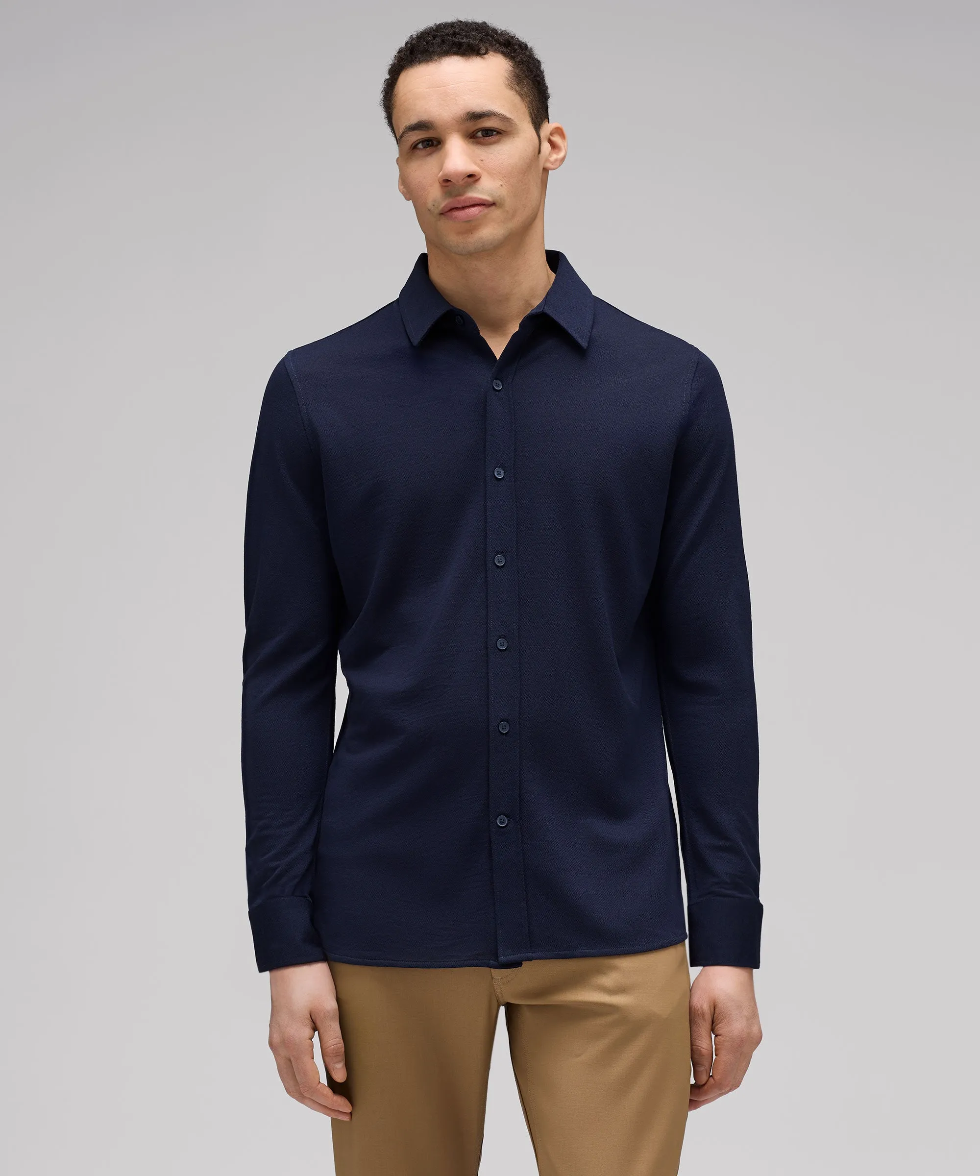 Men's Merino Button-Up