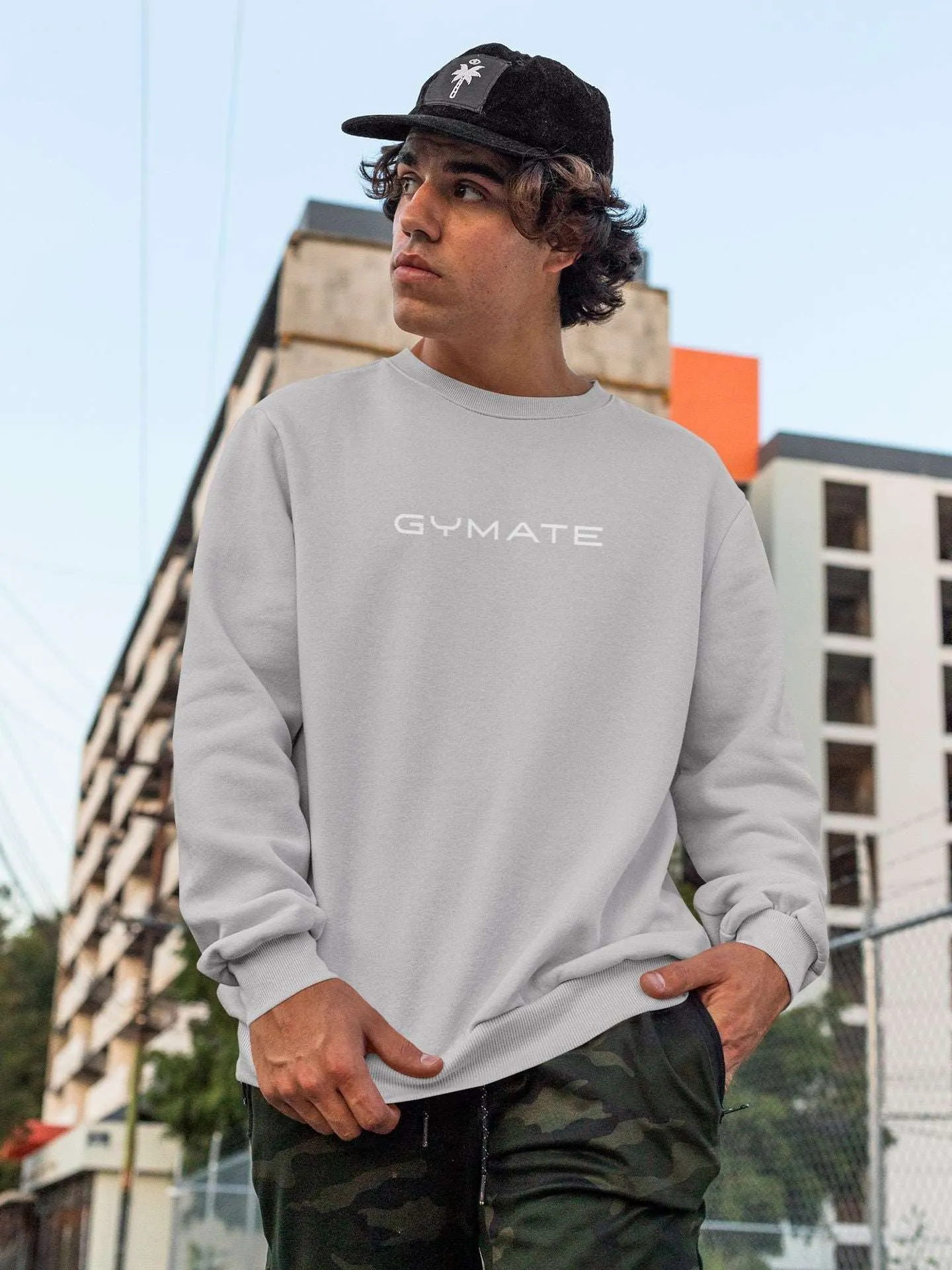 Mens Sweatshirts Original Gymate Logo [large/ctr]