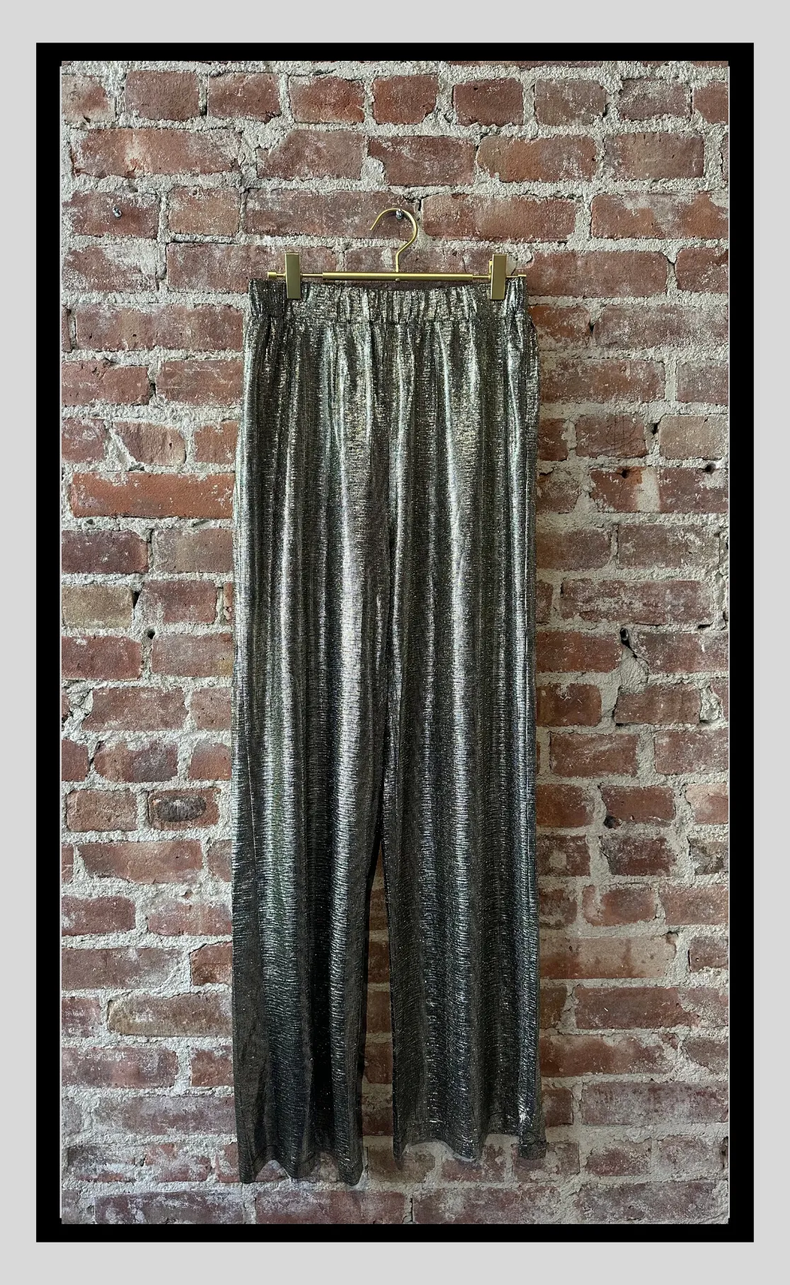 Metallic Gold  Pants