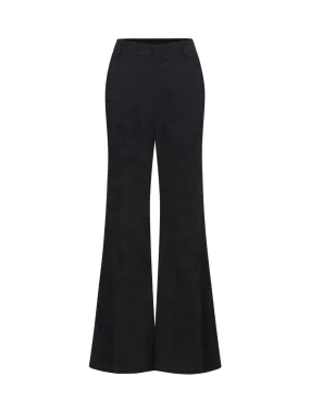 MUKZIN Black Elegant Flared Pants