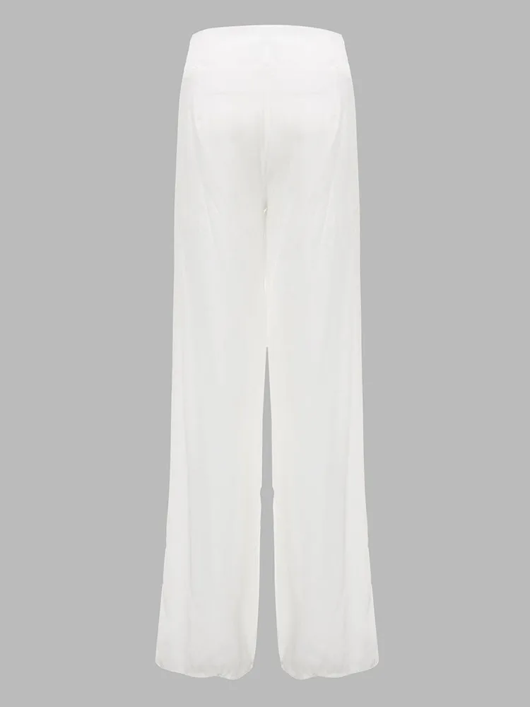 OL Chiffon Loose Elegant Women Pants