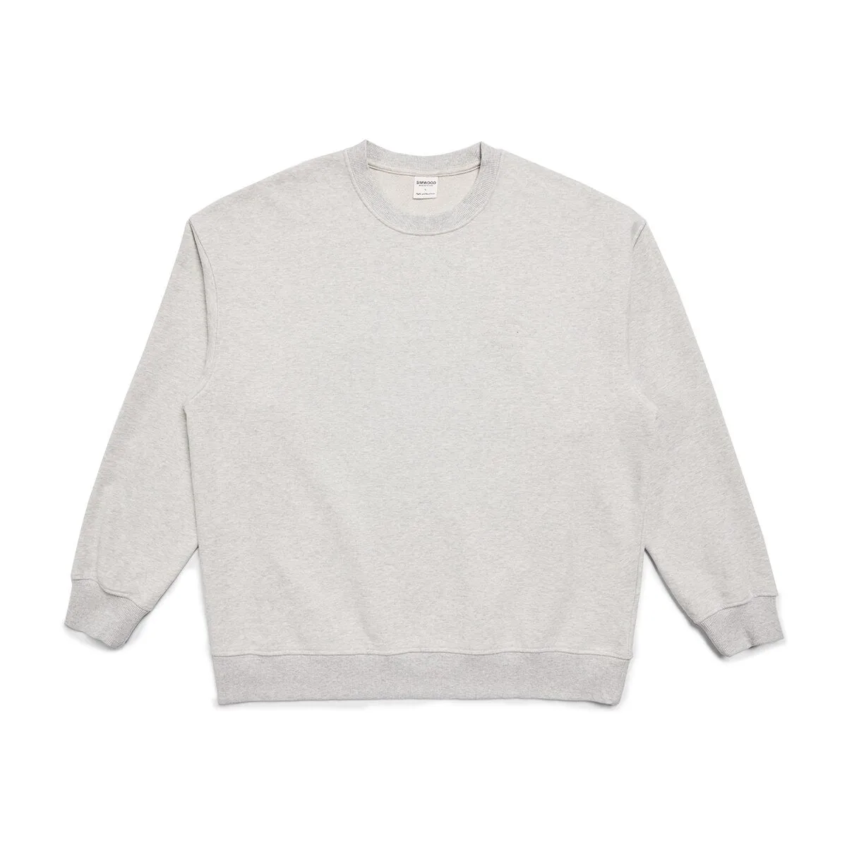 Oversize Men's Sweatshirts with Carbonized Compact Spinning Fabric