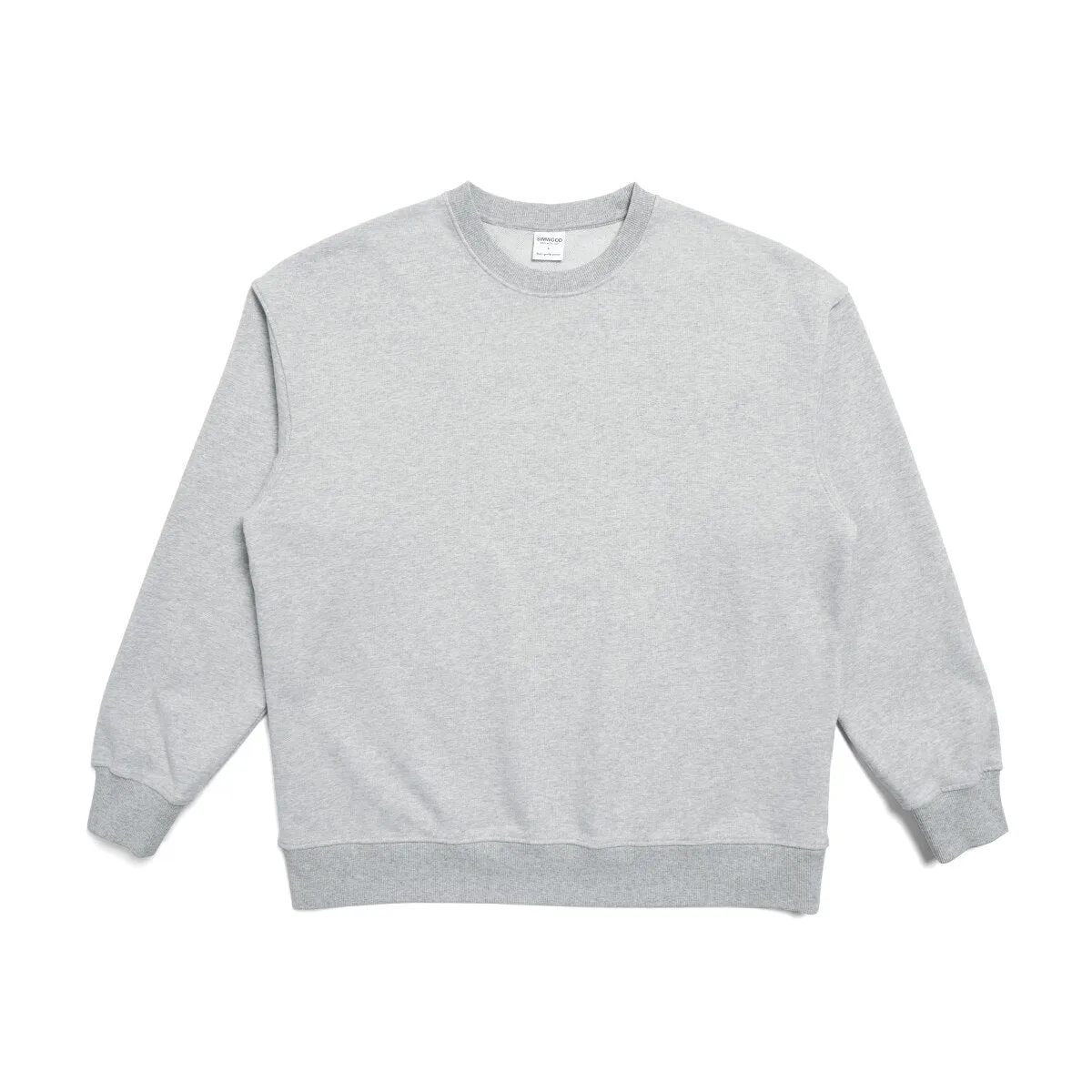 Oversize Men's Sweatshirts with Carbonized Compact Spinning Fabric