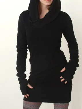 Plain Casual Stylish Hooded Hoodies