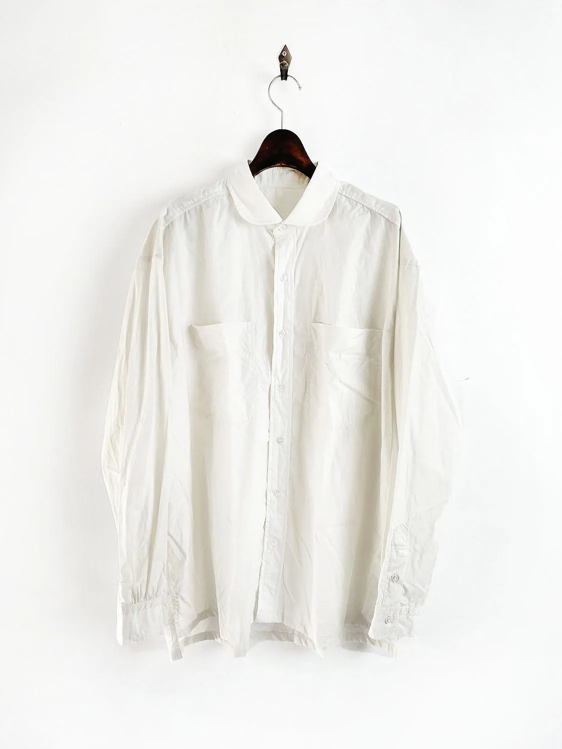 Porter Classic SWISS COTTON WIDE POCKET SHIRT (ALUMO FABRIC 160/3)