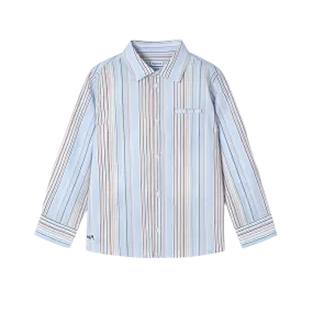 Sky Blue Stripes Oxford Shirt