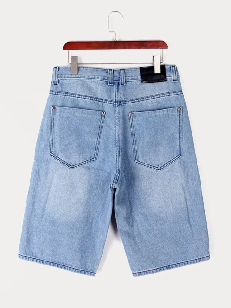 Stylish Loose Denim Shorts