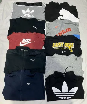 Sweatshirt Nike, Adidas, Puma, and Reebok - 20 pieces