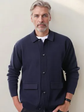 Timeless Polo Collar Cardigan