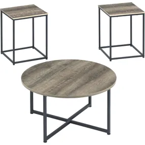 Wadeworth 3 Pack Tables - Two-tone