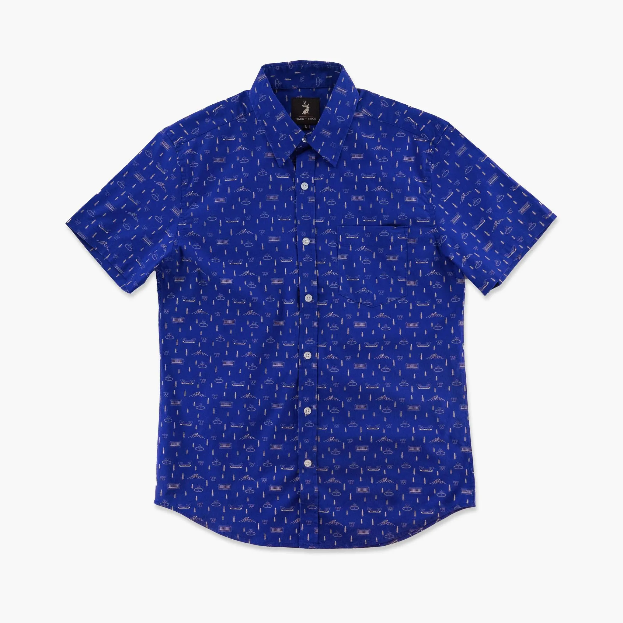 Washington Huskies Saturday Afternoon Tailgate Button-Up Shirt