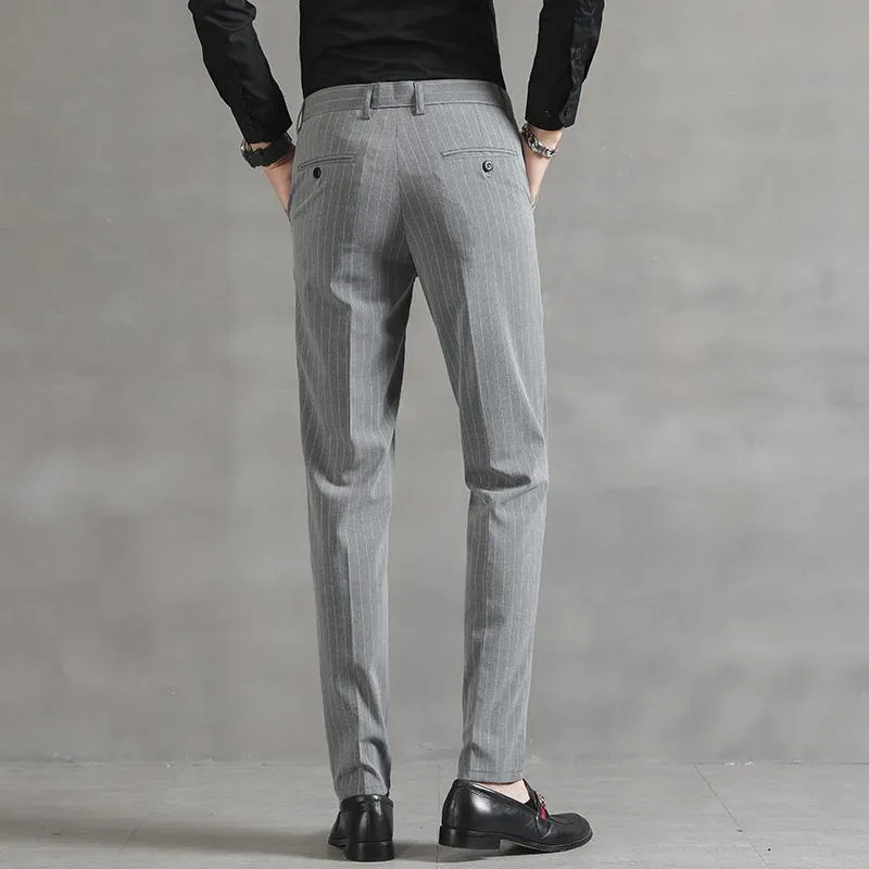 West Louis™ Casual Striped Men Elegant Pants