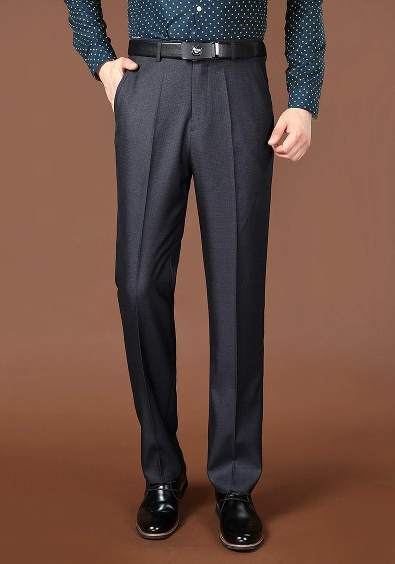 West Louis™ Classic Regular Fit Office Formal Long Trousers