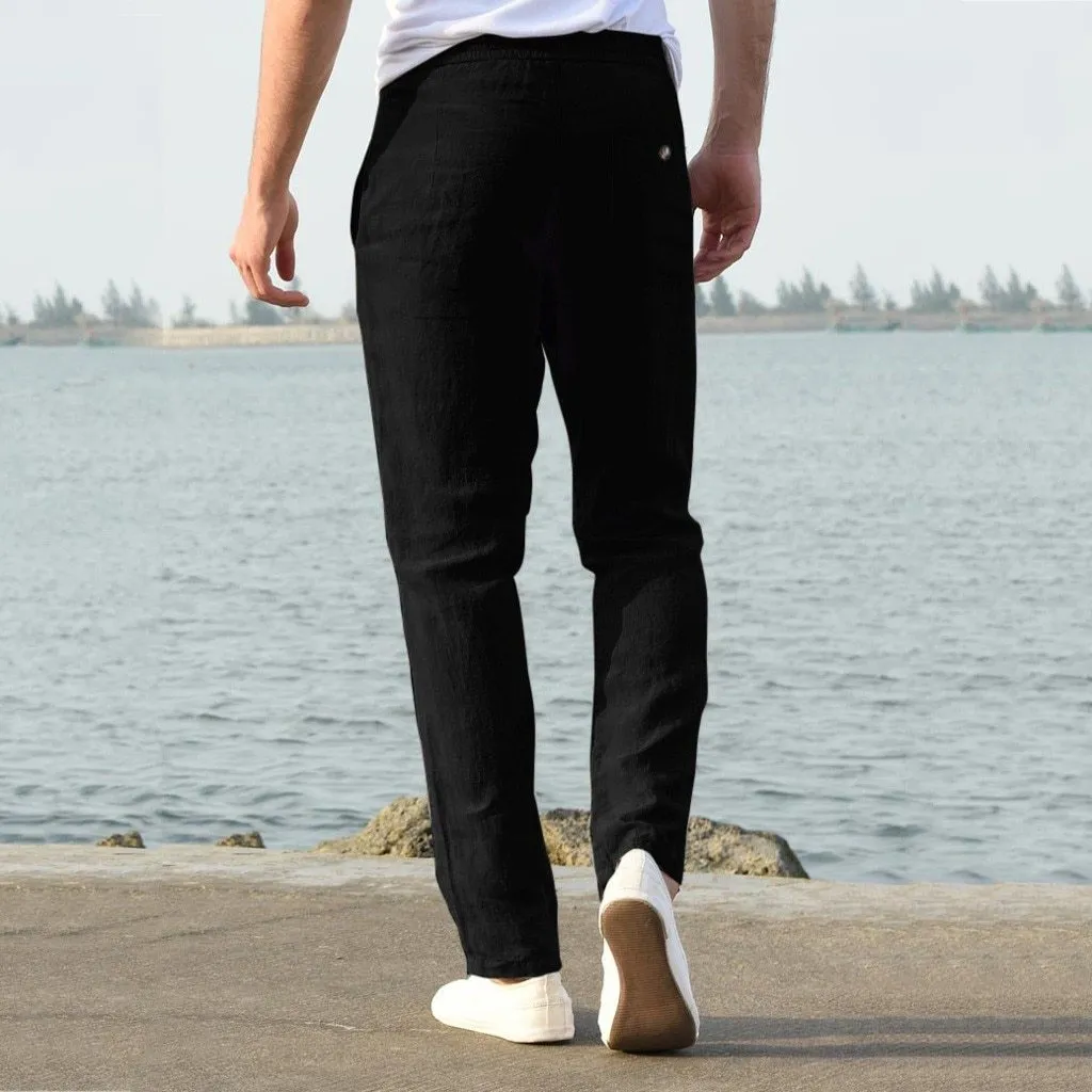 West Louis™ Cotton Blend Pure Elastic Waist Pants