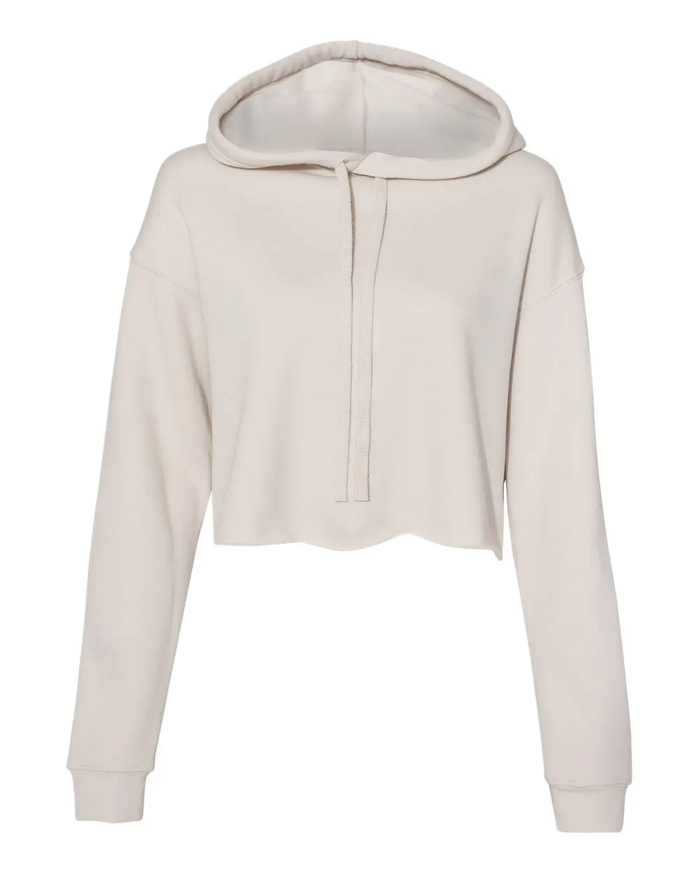 Women's Crop Fleece Hoodie - Final Sale